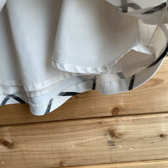 LOFT Outlet Skater Windowpane Skirt - Picture 3 of 7